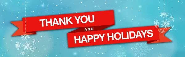 A red ribbon with the words thank you and happy holidays, supporting the Pediatric Therapy program at an Early Learning Center in Arizona for children with cerebral palsy. A red ribbon with the words thank you and happy holidays, supporting the Pediatric Therapy program at an Early Learning Center in Arizona for children with cerebral palsy.