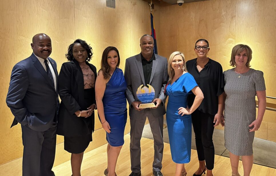 The UCP team posing with their 2023 wins.