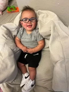 Ace chilling in Nike shoes Ace our Ambassador laying comfortably