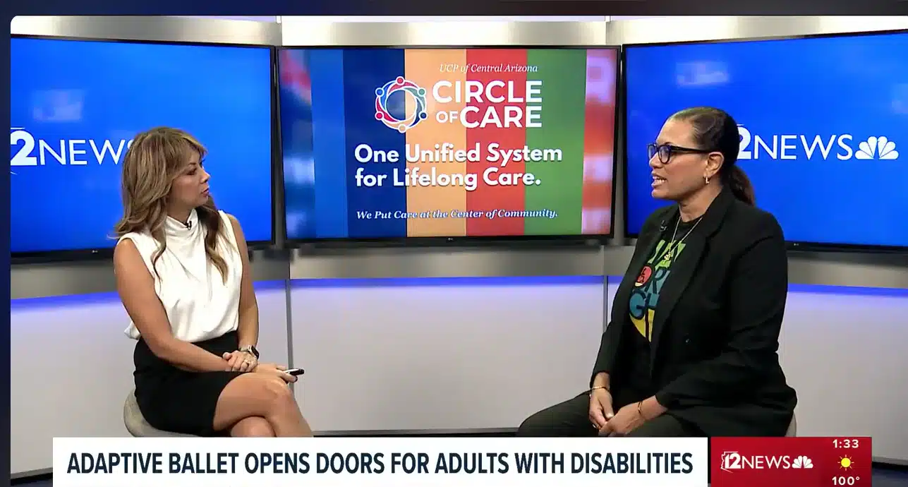 Camille at channel 12 talking about Adaptive Ballet at ArizonAbility