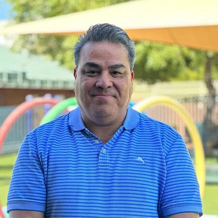 MEET OUR TEAM 8 Dave Santa Cruz Marketing Manager of UCP of Central Az playground.